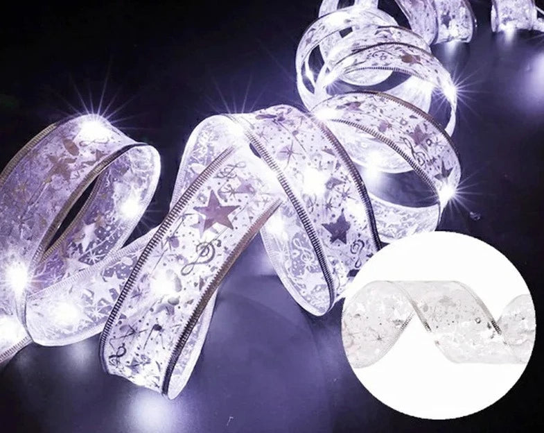 Fita decorativa iluminada para Natal