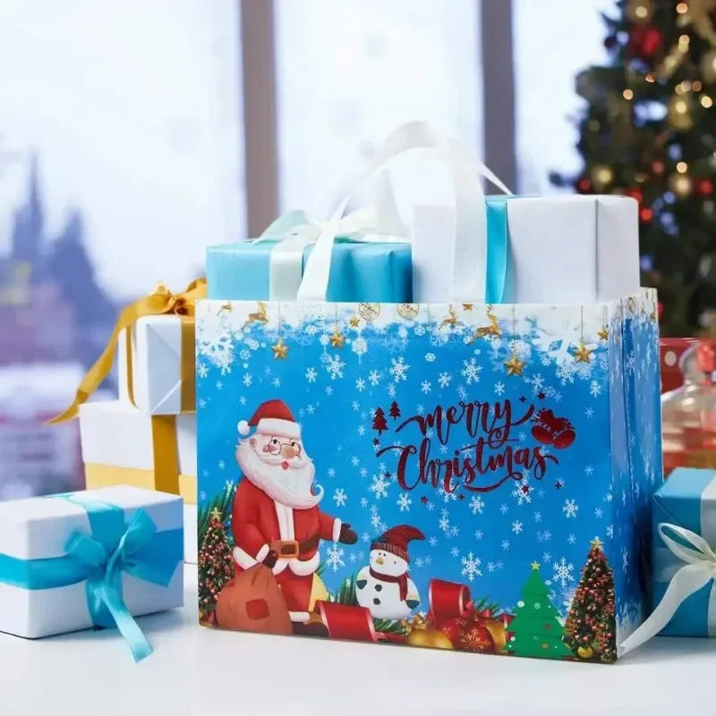 Sacola resistente para presente de Natal