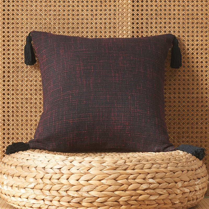 Capa para Almofada em Algodão e Linho 45x45cm