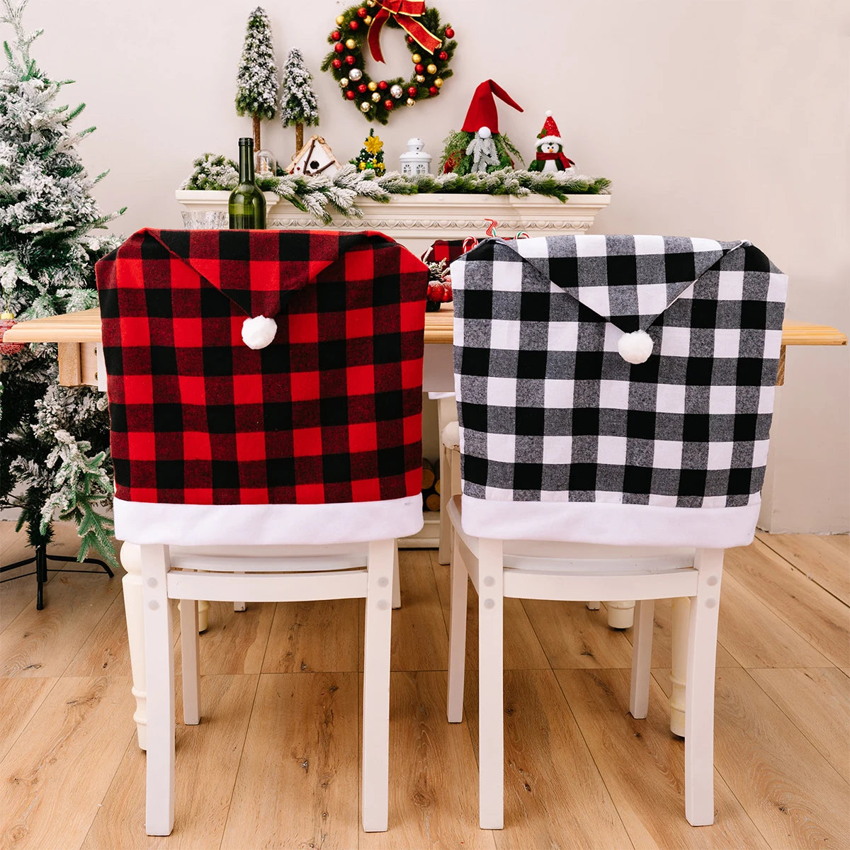 Capa para cadeira Gorro de Papai Noel