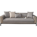 Capa para sofá em couro sintético liso