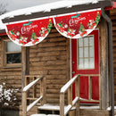 Bandeira em forma de leque para pendurar