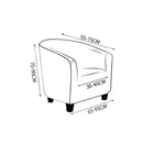 Capa para poltrona/cadeira em pelúcia