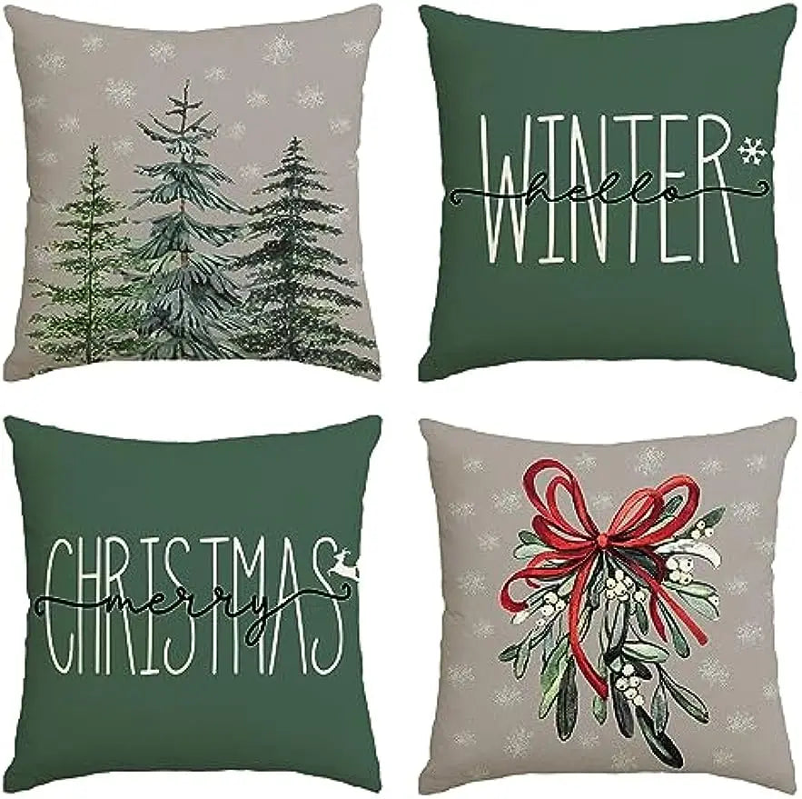 Capa decorativa para almofada - Natal