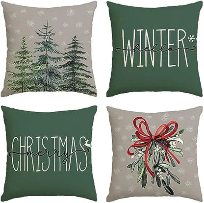 Capa decorativa para almofada - Natal