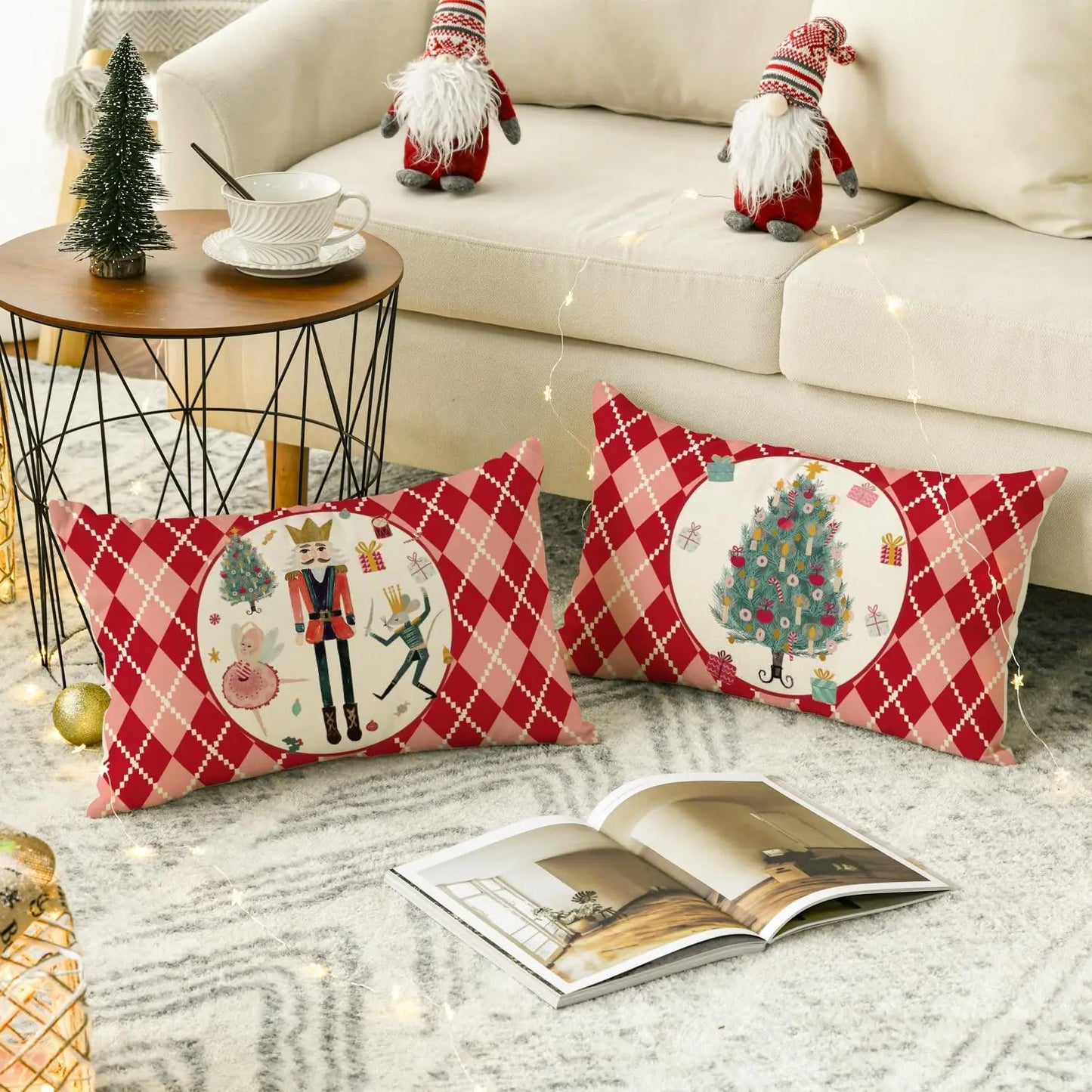 Capa decorativa para almofada - Natal