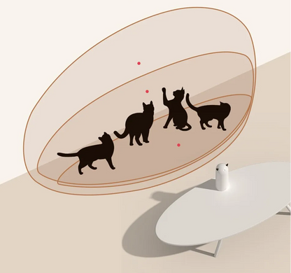 Brinquedo automático para gatos com laser de LED