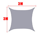 Tela de Sombreamento Retangular/Quadrada Cor Cinza
