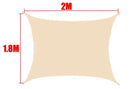 Tela de Sombreamento Retangular/Quadrada Cor Bege