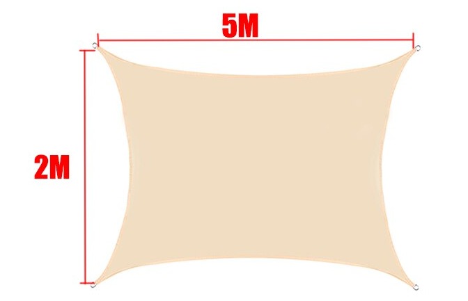 Tela de Sombreamento Retangular/Quadrada Cor Bege