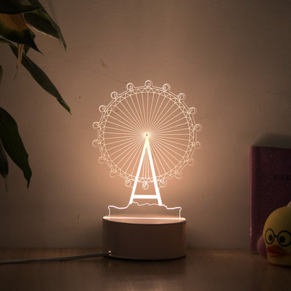 Luminária de LED em Acrílico para Decoração