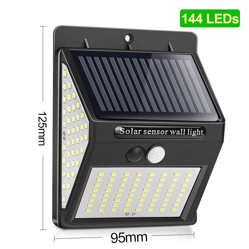 Luz LED Solar para Área Externa