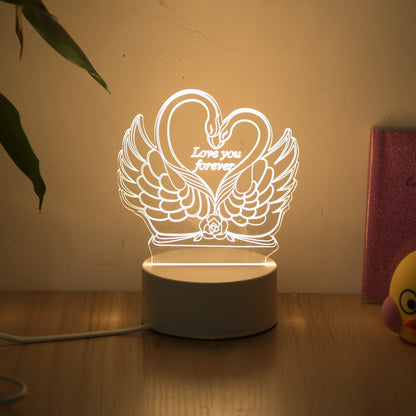 Luminária de LED em Acrílico para Decoração