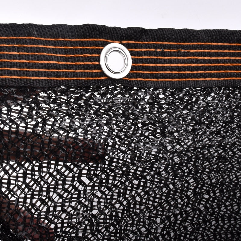 Tela de Sombreamento Preta HDPE — Proteção 50-55%