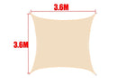 Tela de Sombreamento Retangular/Quadrada Cor Bege