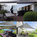 Tela de Sombreamento Triangular Cor Cinza