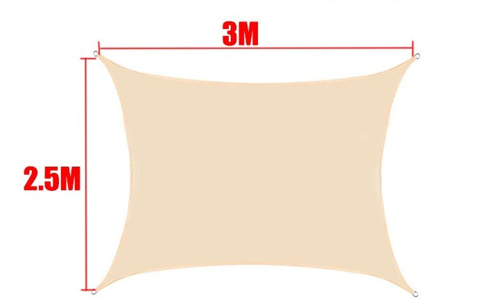 Tela de Sombreamento Retangular/Quadrada Cor Bege