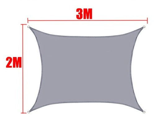 Tela de Sombreamento Retangular/Quadrada Cor Cinza