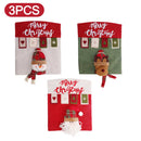 Capa Decorativa Encosto de Cadeira - Natal