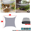 Tela de Sombreamento Retangular/Quadrada Cor Cinza