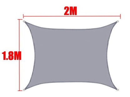 Tela de Sombreamento Retangular/Quadrada Cor Cinza