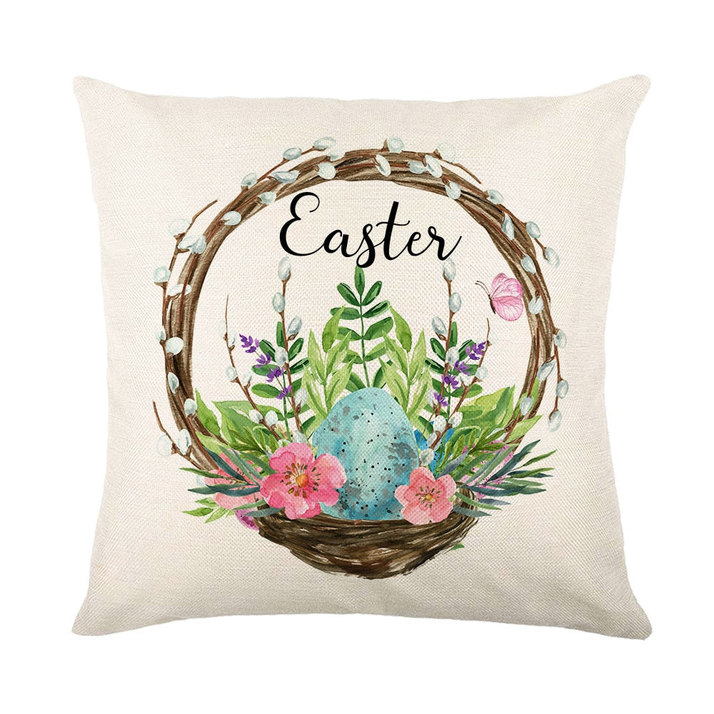 Capa decorativa para almofada - Páscoa