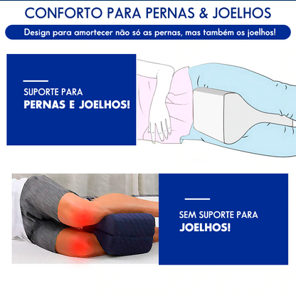 Travesseiro Ortopédico para Pernas — Alívio de Dores