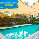 Tela de Sombreamento Retangular/Quadrada Cor Bege