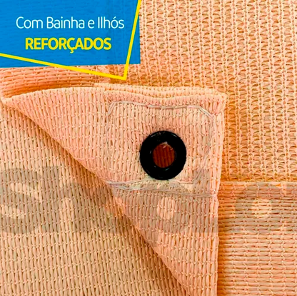 Tela de Sombreamento Retangular/Quadrada Cor Bege
