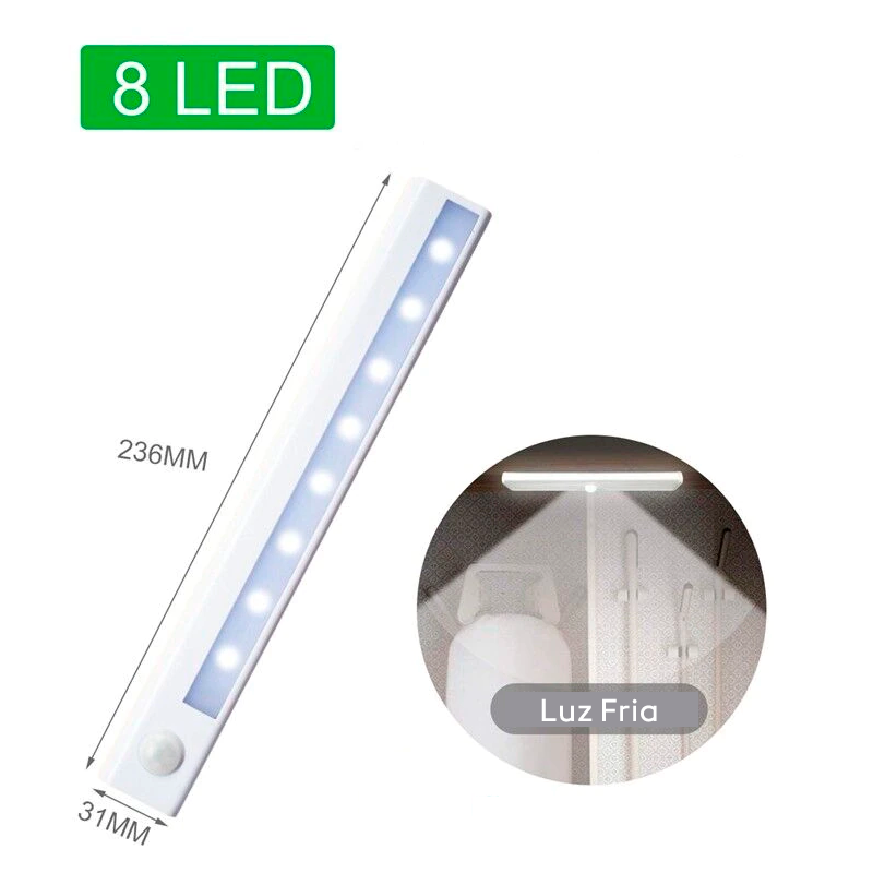 Luz Noturna LED com Sensor de Movimento